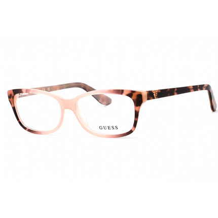 Guess Women's Eyeglasses - Pink /Other Plastic Full Rim Rectangular Frame | GU2948 074 ,