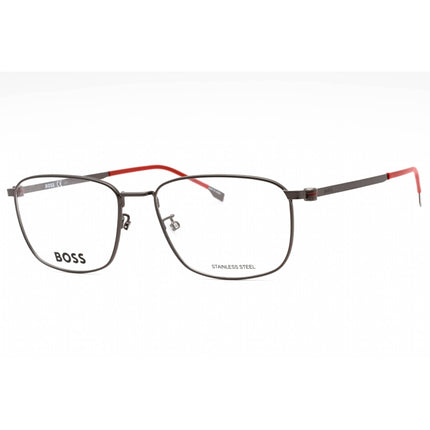 Hugo Boss Men's Eyeglasses - Dark Ruthenium Rectangular Frame | BOSS 1362/F 0KJ1 00 ,