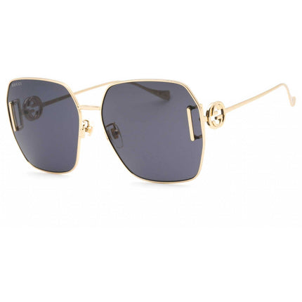 Gucci Women's Sunglasses - Gold Butterfly Full Rim Frame Grey Lens | GG1207SA 002 ,