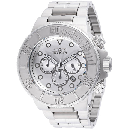 Invicta Men's Watch - Subaqua Chronograph Silver Dial Stainless Steel Bracelet | 46551 ,