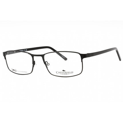 Chesterfield Men's Eyeglasses - Matte Black Metal Rectangular Frame | CH 85XL 0003 00 ,