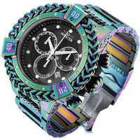 Invicta Men's Watch - Bolt Quartz Chronograph Black Dial Iridescent Bracelet | 35572 ,