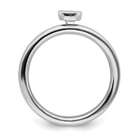 Sterling Silver Stackable Expressions Amethyst Ring | QSK2125 ,