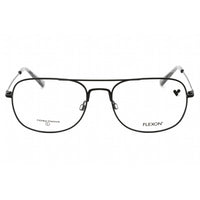 Flexon Men's Eyeglasses - Black Metal Full Rim Frame | FLEXON H6066 001 ,