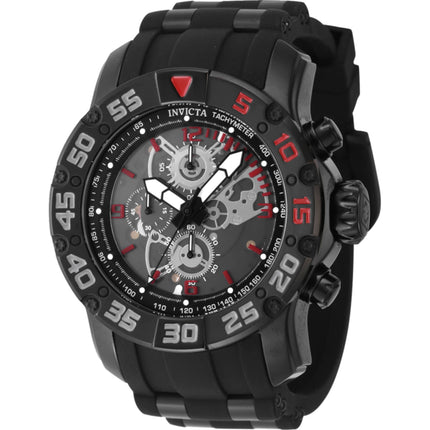 Invicta Men's Watch - Invicta Racing Quartz Grey, Red, Black Bezel Strap | 48063 ,