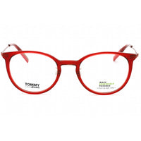 Tommy Hilfiger Men's Eyeglasses - Red Plastic Cat Eye Full Rim Frame | TJ 0051 0C9A 00 ,