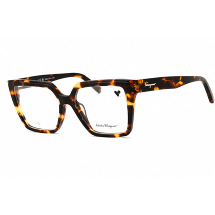 Salvatore Ferragamo Women's Eyeglasses - Dark Tortoise Acetate Square | SF2950N 219 ,
