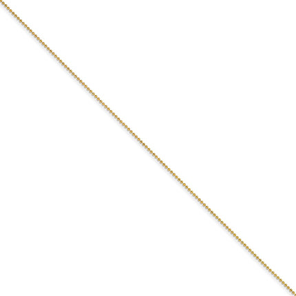 Yellow Rhodium over Brass 1.50mm Plated Ball Chain | SRN211 ,