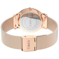 Timex Women's Watch - Full Bloom Rose Gold Stainless Steel Mesh Bracelet | TW2U19000 ,