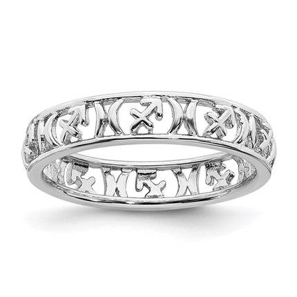 Sterling Silver Stackable Expressions Sagittarius Zodiac Ring | QSK2020 ,