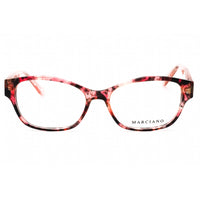 Guess By Marciano Women's Eyeglasses - Red Havana Acetate Cat Eye Frame | GM0340 054 ,
