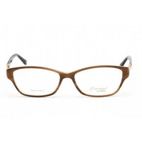 Emozioni Women's Eyeglasses - Brown Horn Cat Eye Plastic Full Rim Frame | EM 4053 EX4 ,