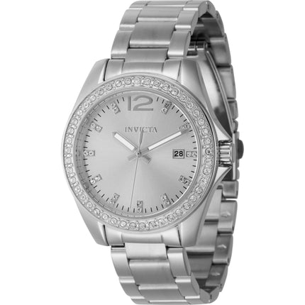 Invicta Women's Watch - Angel Quartz Silver Dial Stainless Steel Bracelet | 44839 ,