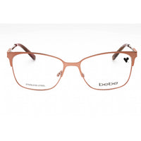 Bebe Women's Eyeglasses - Rose Gold Metal Full Rim Square Shape Frame | BB5155 770 ,