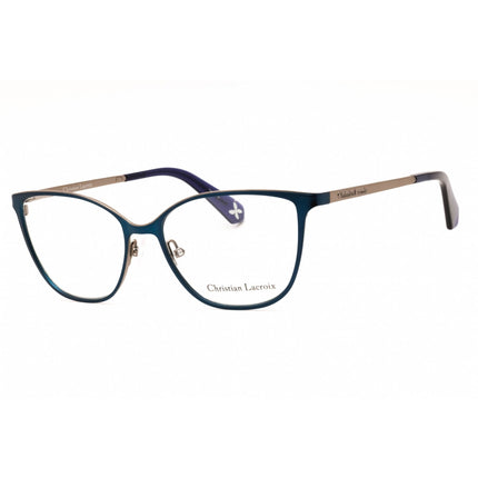 Christian Lacroix Women's Eyeglasses - Blue Metal Cat Eye Full Rim Frame | CL3059 660 ,