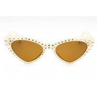 Moschino Women's Sunglasses - Ivory Cat Eye Full Rim Frame | MOS006/S/STR 0SZJ 70 ,
