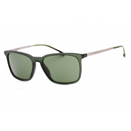 Hugo Boss Men's Sunglasses - Green Rectangular Plastic Frame | BOSS 1183/S/IT 01ED QT ,