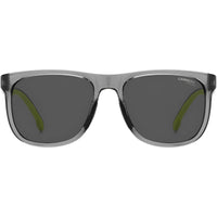 Carrera Unisex Sunglasses - Grey Plastic Square Shape Frame Grey Lens | 2038T/S 0KB7 ,