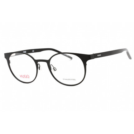 Hugo Men's Eyeglasses - Matte Black Metal Round Shape Full Rim Frame | HG 1042 0003 00 ,