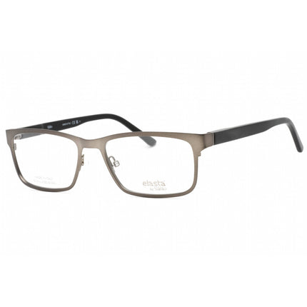 Elasta Men's Eyeglasses - Matte Dark Ruthenium Metal Full Rim Frame | E 3128 0R80 00 ,