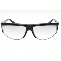 Guess Men's Sunglasses - Shiny Black Plastic Rectangular Half Rim Frame | GU00072 01C ,