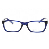 Armani Exchange Women's Eyeglasses - Blue Rectangular Frame Clear Lens | AX3007 8018 ,