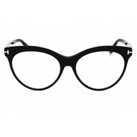 Tom Ford Women's Eyeglasses - Shiny Black Acetate Cat Eye Full Rim | FT5827-B 001 ,