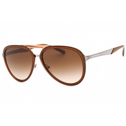 Emporio Armani Men's Sunglasses - Transparent Glossy Brown Frame | 0EA2145 336013 ,