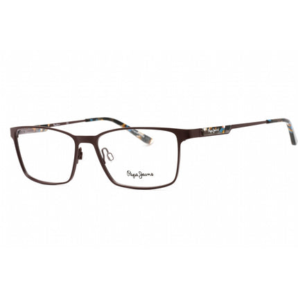 Pepe Jeans Women's Eyeglasses - Burgundy Rectangular Frame Clear Demo Lens | PJ1298 C2 ,