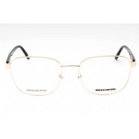 Skechers Men's Eyeglasses - Pale Gold Metal Square Shape Full Rim Frame | SE3330 032 ,