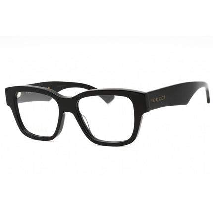 Gucci Men's Eyeglasses - Black Acetate Full Rim Square Frame Clear Lens | GG1428O 001 ,