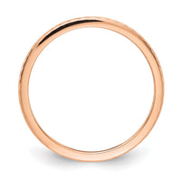 14K Rose Gold 1.2mm Twisted Wire Pattern Stackable Band | STK22-120R ,