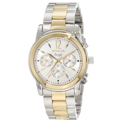 Invicta 11735 Women's Angel White Dial Two Tone Stainless Steel Watch ,