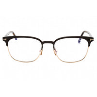Tom Ford Men's Eyeglasses - Matte Dark Brown Square Metal Frame | FT5799-B 049 ,