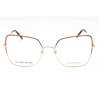 Marc Jacobs Women's Eyeglasses - Gold Brown Metal Cat Eye Frame | MARC 591 001Q 00 ,