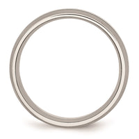 Stainless Steel Grooved 8mm Brushed and Polished Band | SR94 ,