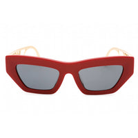 Versace Women's Sunglasses - Red Cat Eye Shape Frame Dark Grey Lens | 0VE4432U 538887 ,
