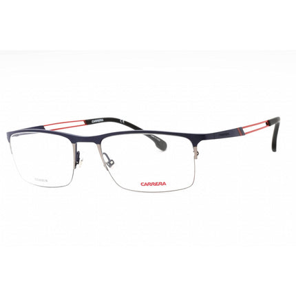 Carrera Men's Eyeglasses - Blue Metal Rectangular Shape Full Rim Frame | 8832 0PJP 00 ,