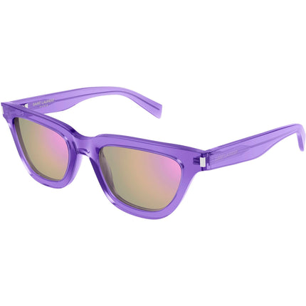 Saint Laurent Women's Sunglasses - Violet Acetate Frame Pink Lens | SL462SULPICE 014 ,