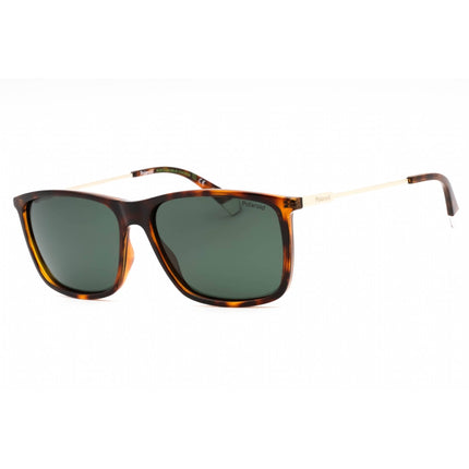 Polaroid Core Men's Sunglasses - Havana Rectangular Full Rim | PLD 4130/S/X 0086 UC ,
