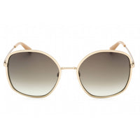 Anne Klein Women's Sunglasses - Gold Butterfly Full Rim Metal Frame | AK7063 717 ,