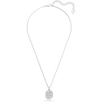 Swarovski Women's Pendant Necklace - Signum Swan Rhodium Plated Long | 5621098 ,