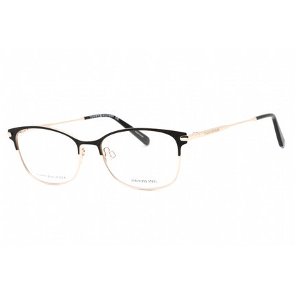 Tommy Hilfiger Women's Eyeglasses - Matte Black Gold Cat Eye Frame | TH 1958 0I46 00 ,