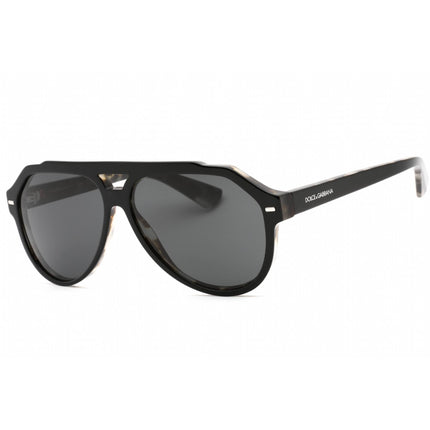 Dolce & Gabbana Men's Sunglasses - Black On Grey Tortoise Plastic | 0DG4452 340387 ,