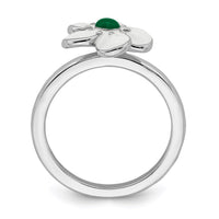 Sterling Silver Stackable Expressions Hawthorn Ring | QSK931 ,