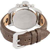 Invicta Men's Watch - S1 Rally Chronograph Black and Silver Dial Brown Strap | 45911 ,