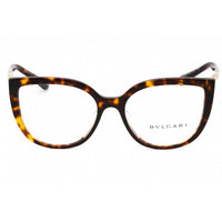 Bvlgari Women's Eyeglasses - Havana Plastic Full Rim Cat Eye Frame | 0BV4214BF 504 ,