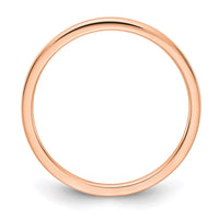 10K Rose Gold 1.2mm Flat Stackable Band | 1STK16-120R ,
