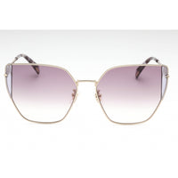 Police Women's Sunglasses - Shiny Light Gold Metal Cat Eye Full Rim | SPLL38 594Y ,