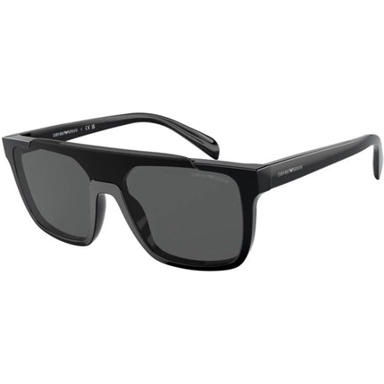 Emporio Armani Unisex Sunglasses - Black Plastic Square Full Rim | EA4193F 501787 ,